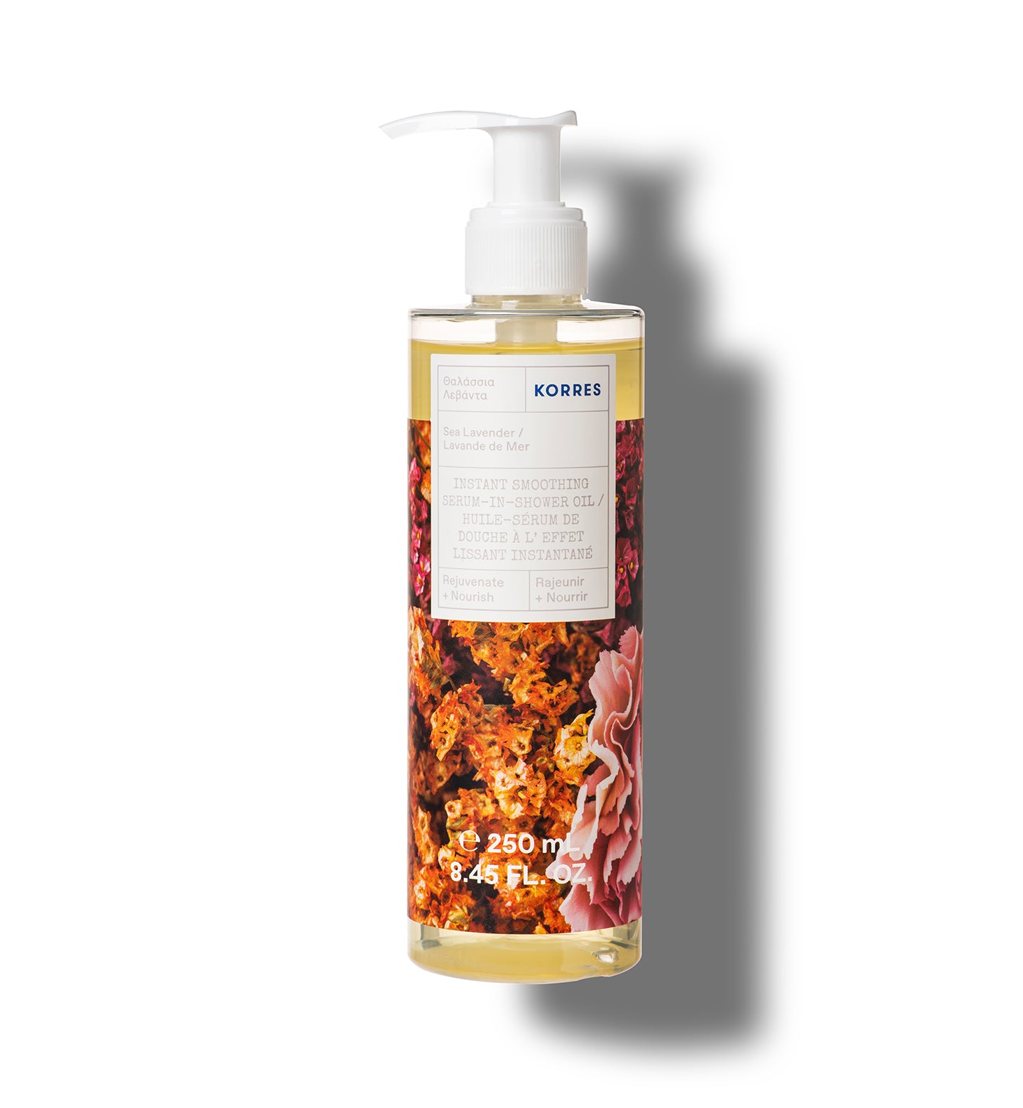 Instant Smoothing Serum-In-Shower Oil – Sea Lavender | KORRES