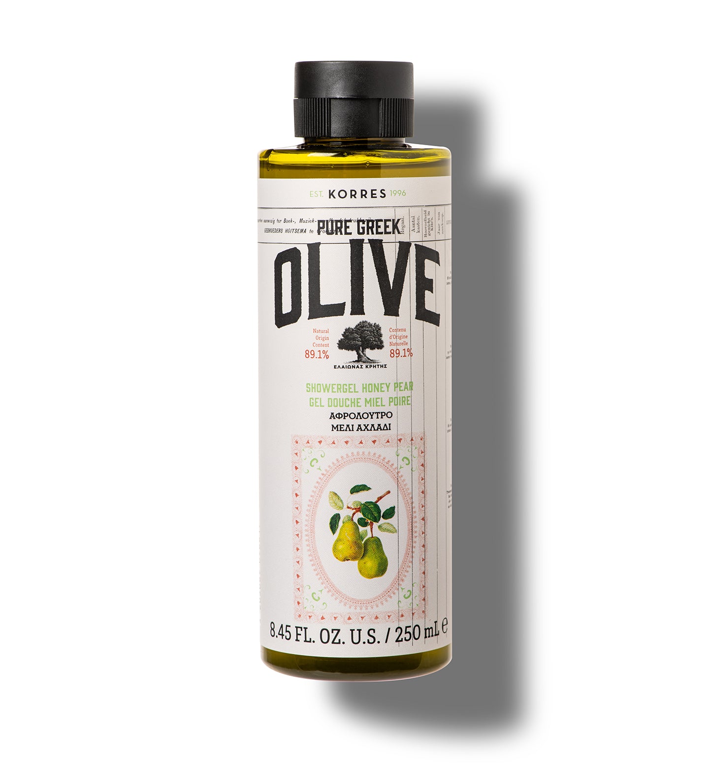 Pure Greek Olive Shower Gel Honey Pear – KORRES