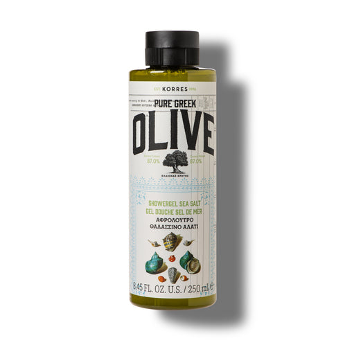 Pure Greek Olive Shower Gel Sea Salt