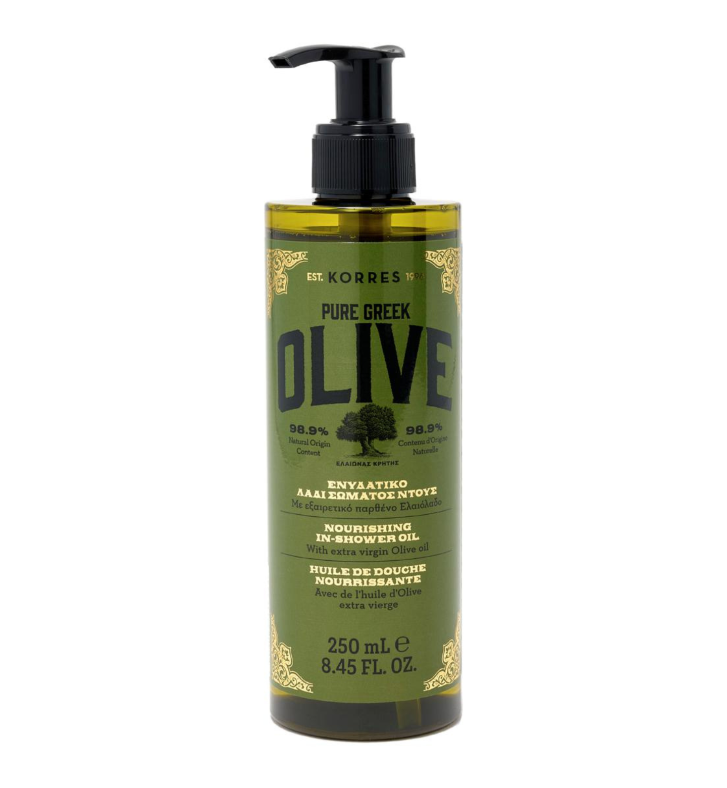 Pure Greek Olive Nourishing In-Shower Oil – KORRES