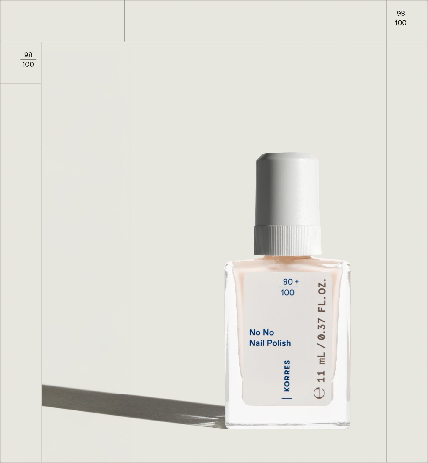 No No Nail Polish Jelly Peach Makeup Korres