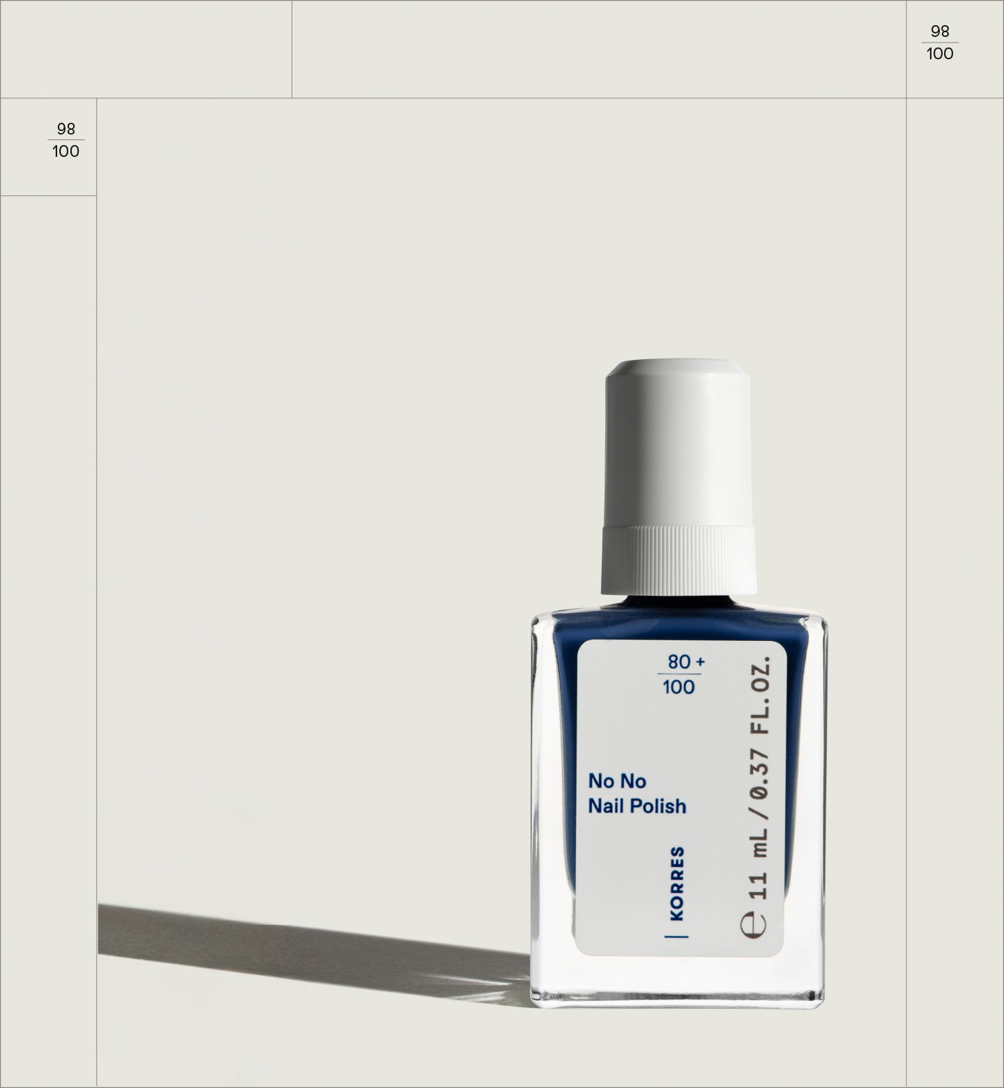 No No Nail Polish Aegean Sea Makeup Korres