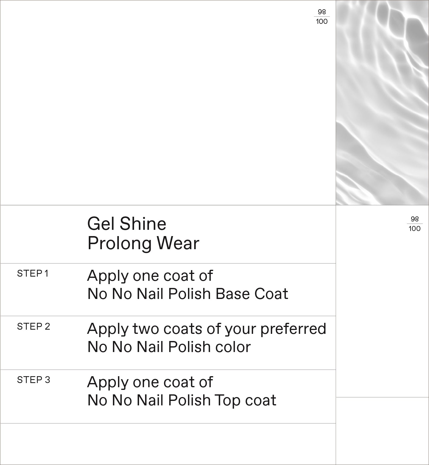 No No Nail Polish Top Coat Makeup Korres