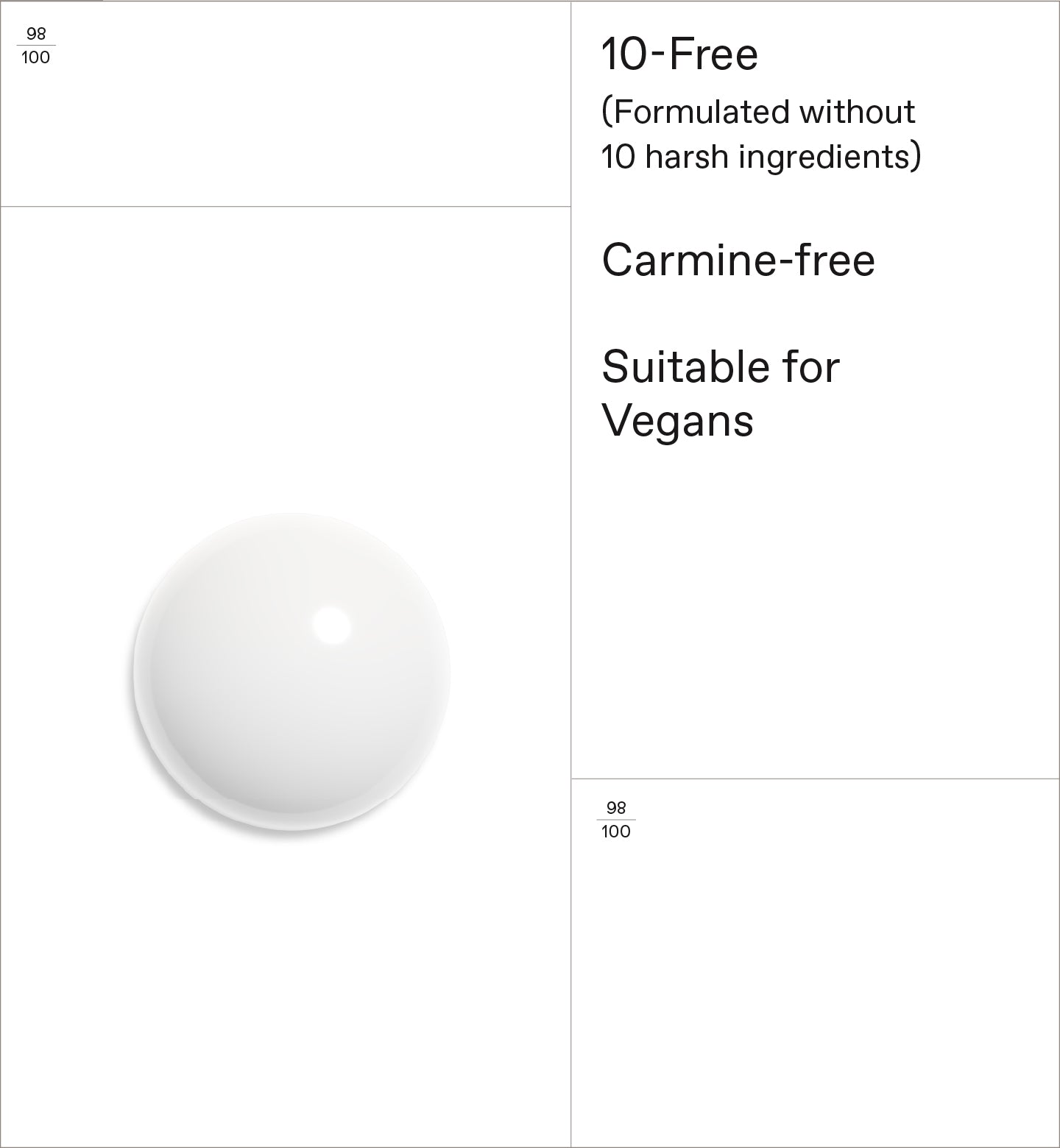 No No Nail Polish Pure White Makeup Korres
