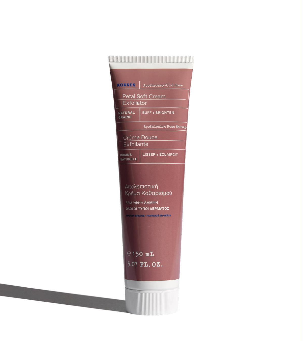 Apothecary Wild Rose Petal Soft Cream Exfoliator Skincare Korres
