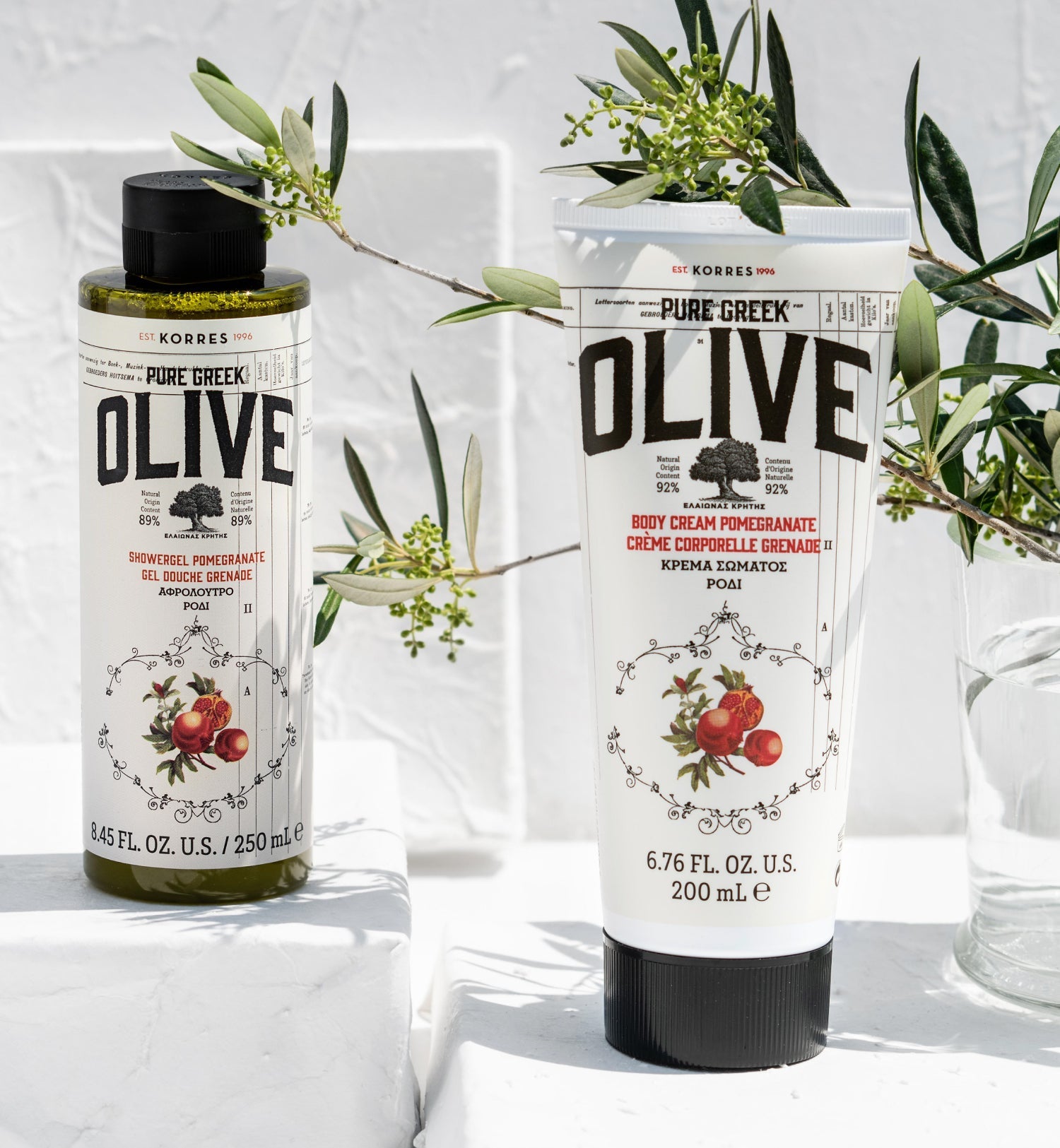 Pure Greek Olive Body Cream Pomegranate Pure Greek Olive Korres