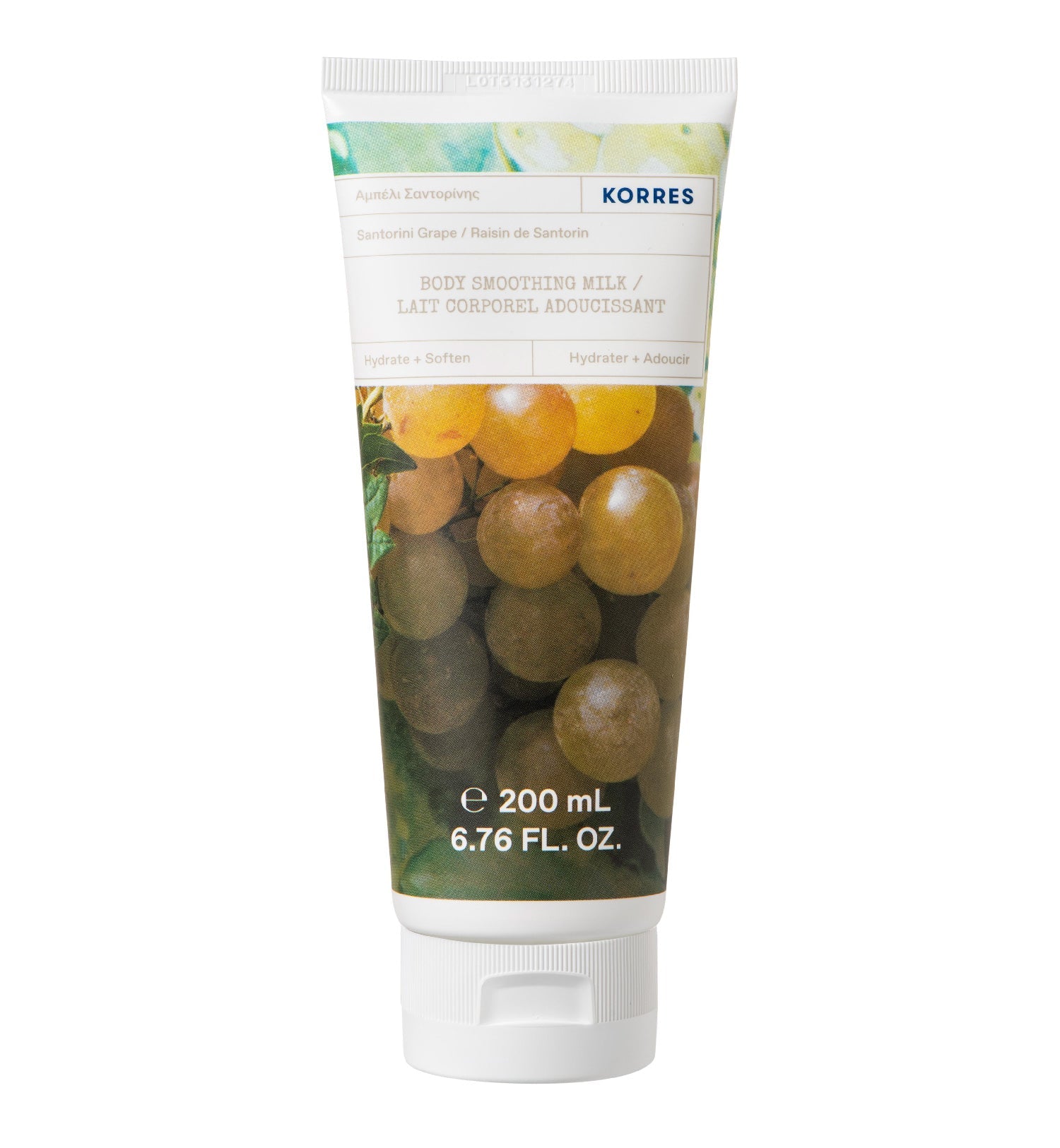 Body Smoothing Milk Santorini Grape Body Care Korres