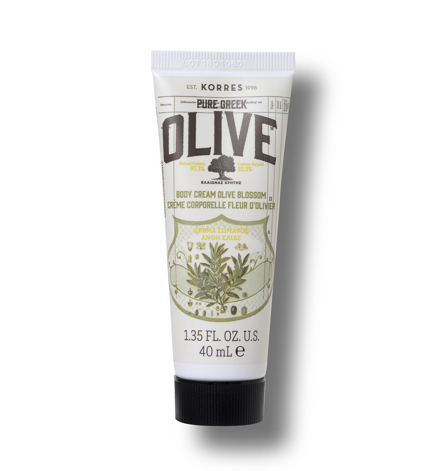 Mini Pure Greek Olive Body Cream Olive Blossom 40ML Littles Korres