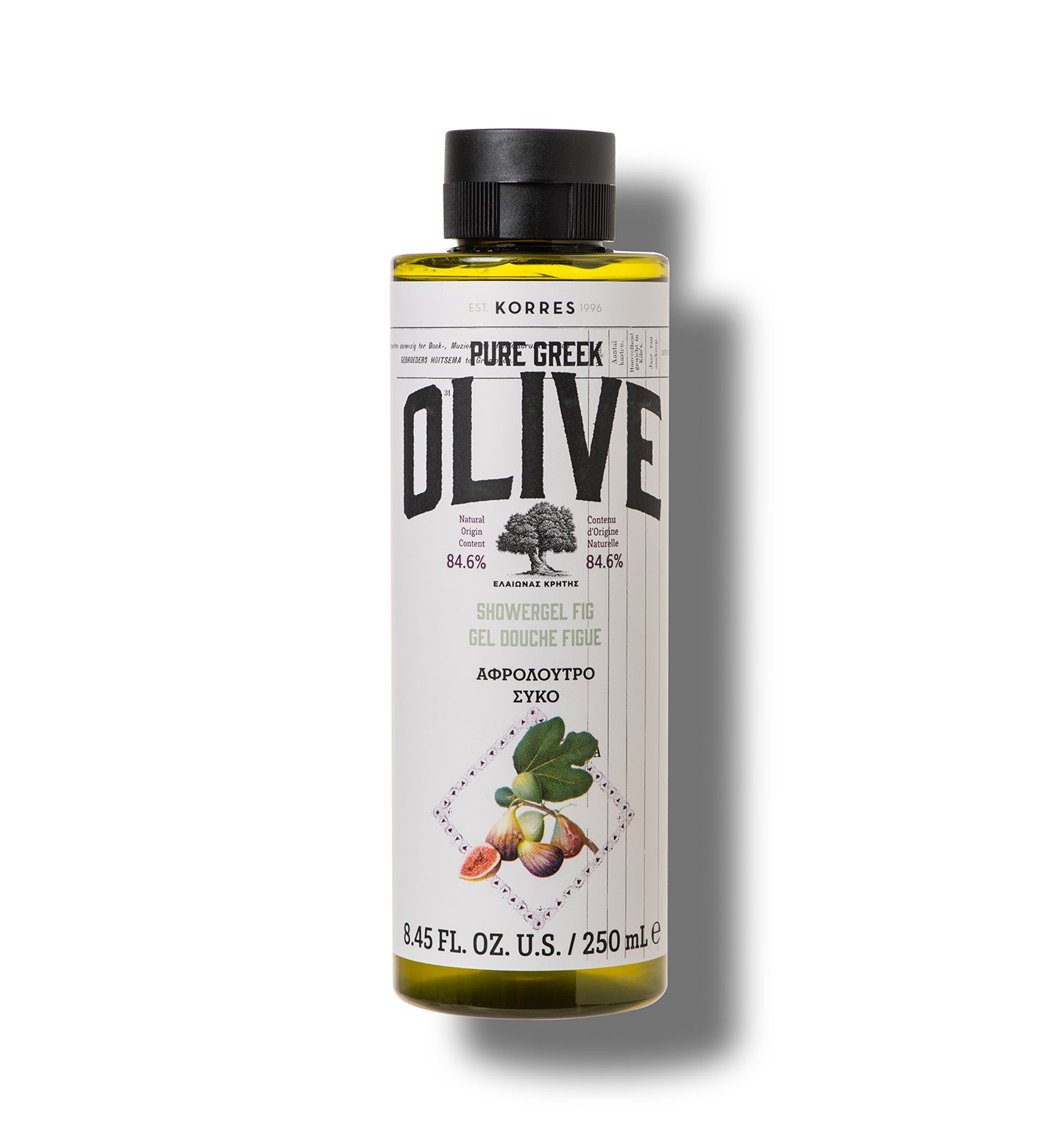 Pure Greek Olive Shower Gel Fig Pure Greek Olive Korres