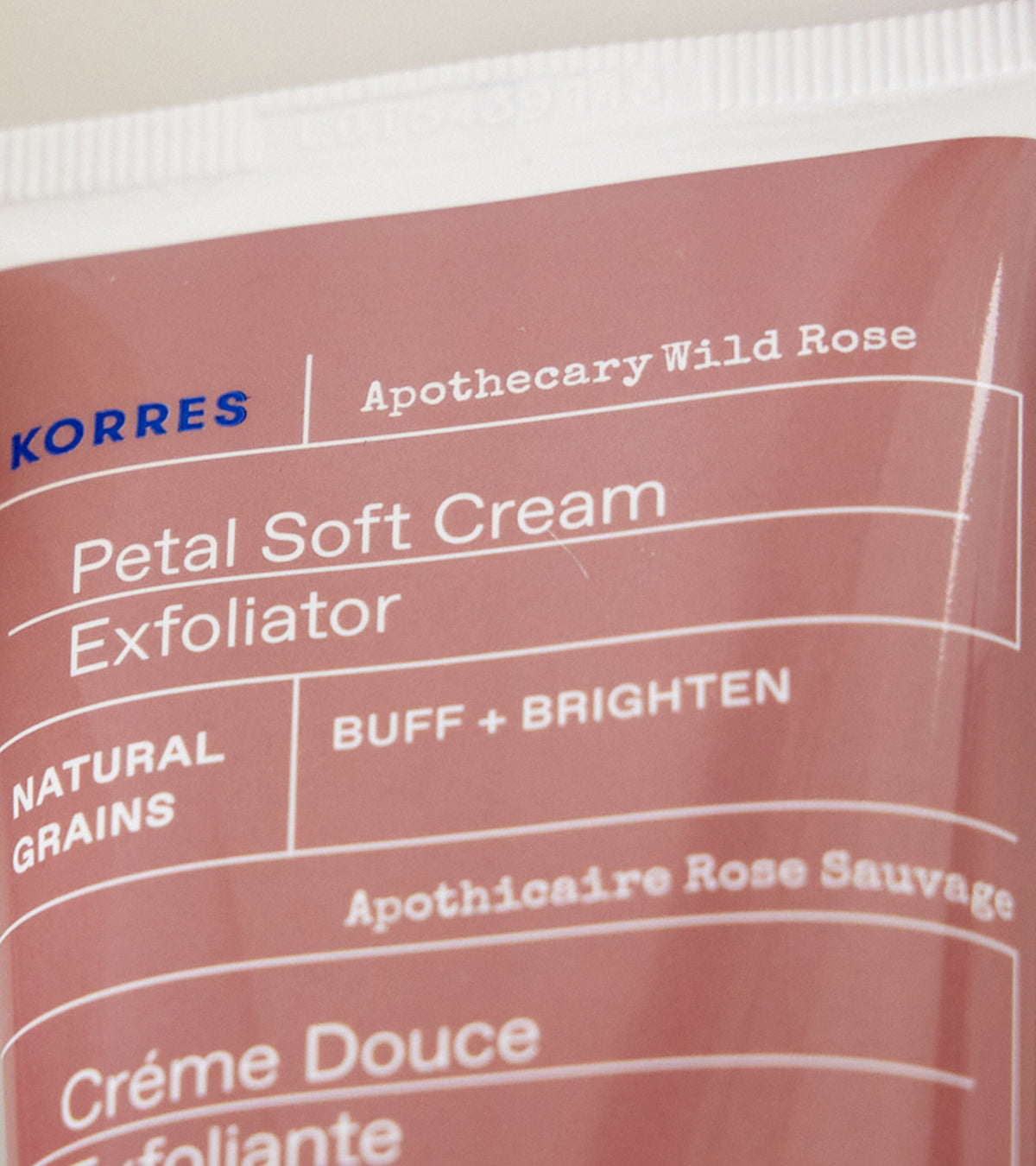 Apothecary Wild Rose Petal Soft Cream Exfoliator Skincare Korres