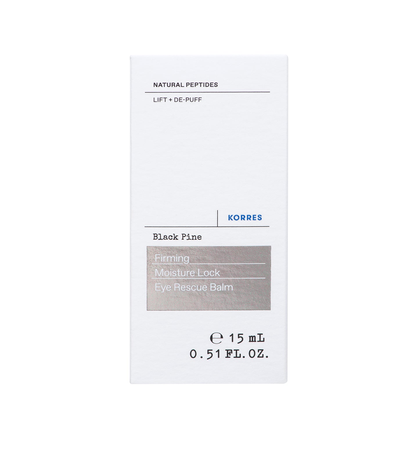 Black Pine Firming Moisture Lock Eye Rescue Balm Skincare Korres