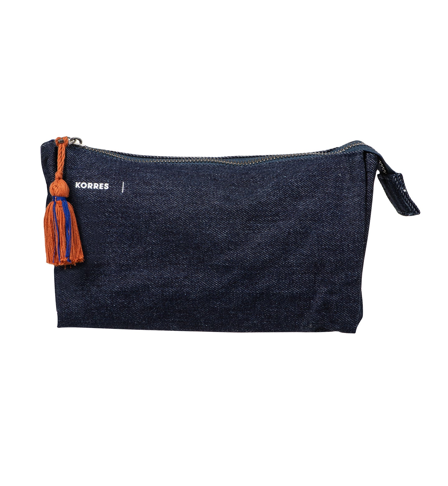 Denim Tassel Cosmetic Bag Maroon Merch Korres