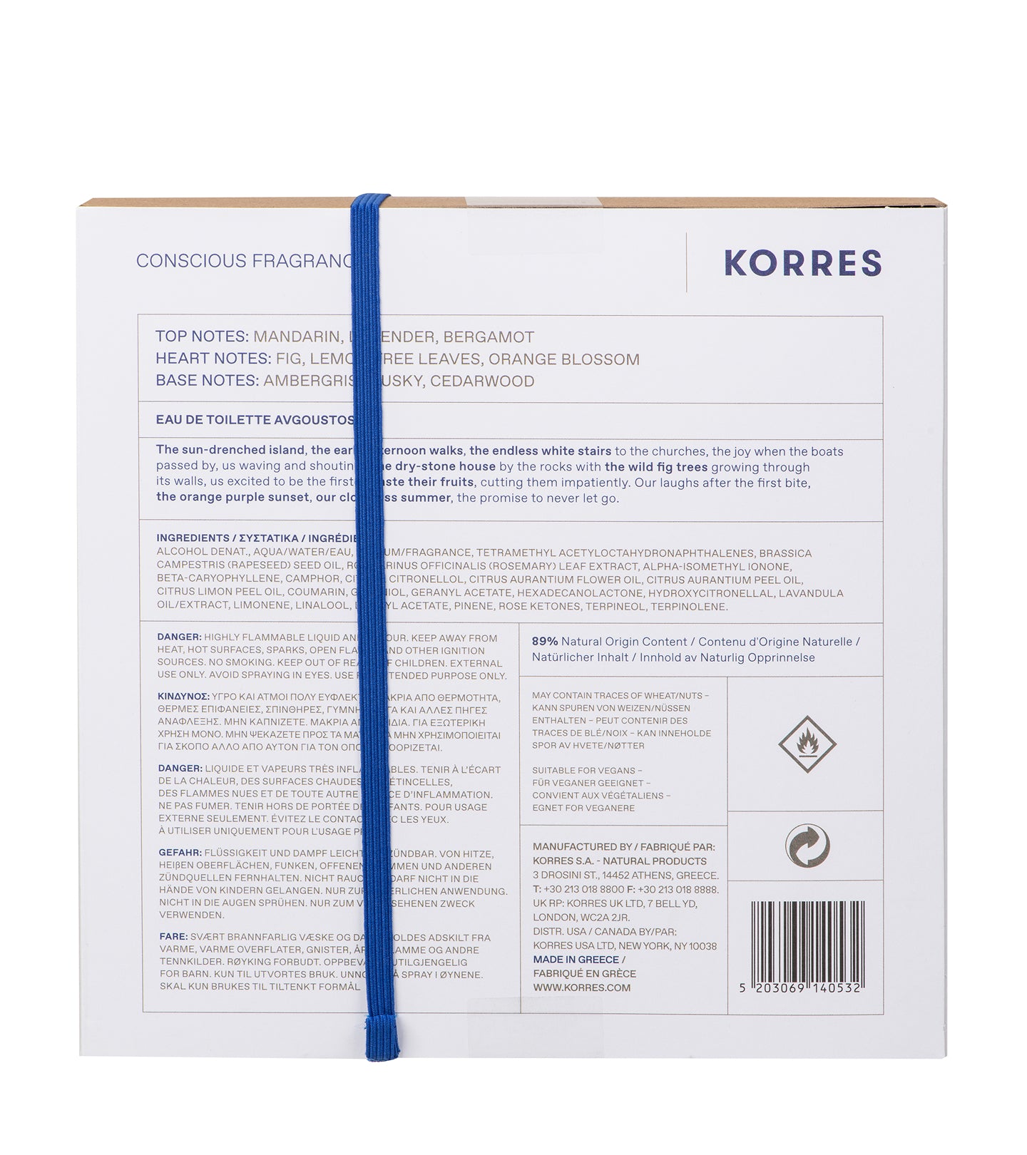 Eau de Toilette Avgoustos Set ($90 Value) Kits KORRES