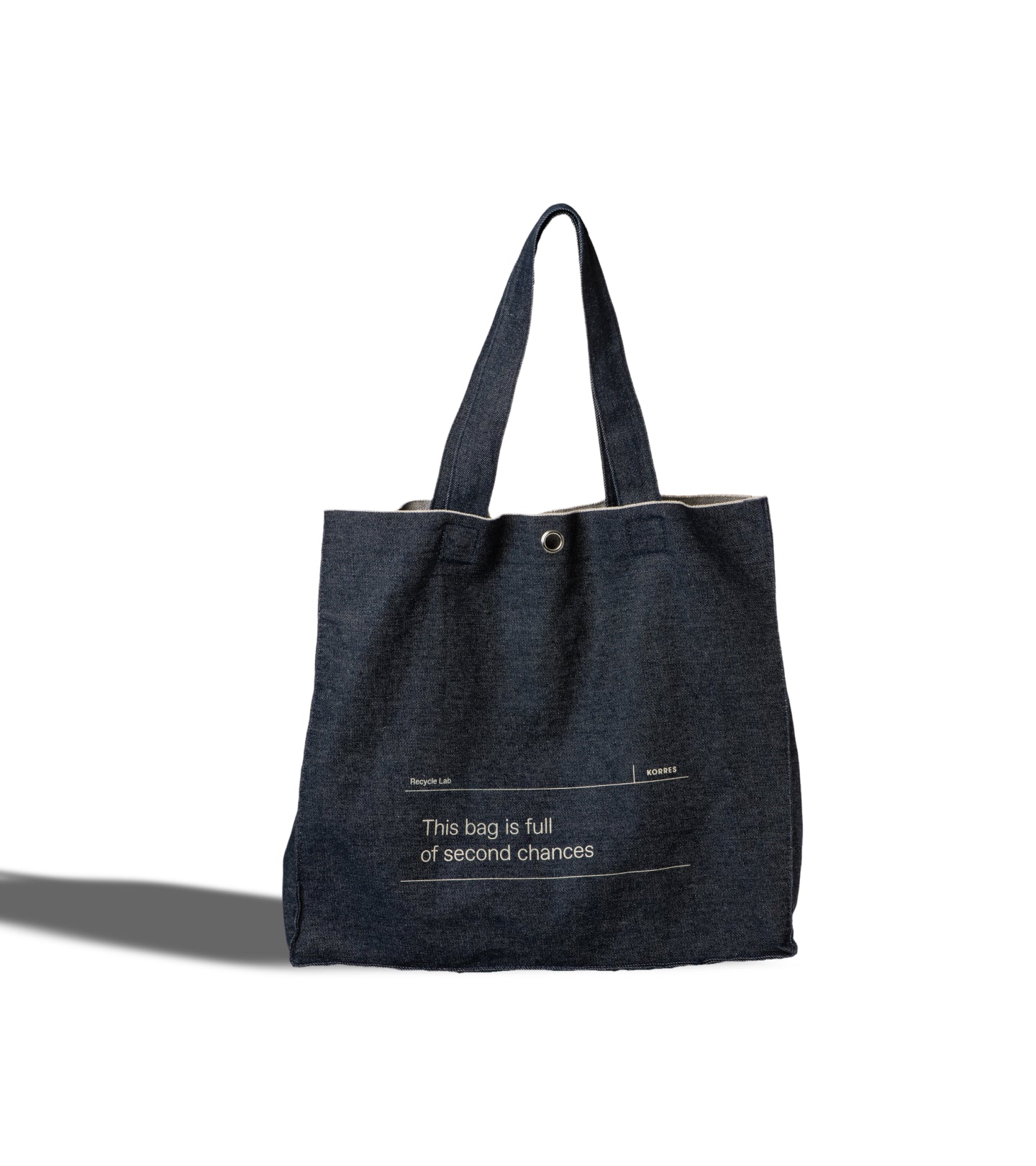 Recycle Lab Denim Tote Bag Merch Korres