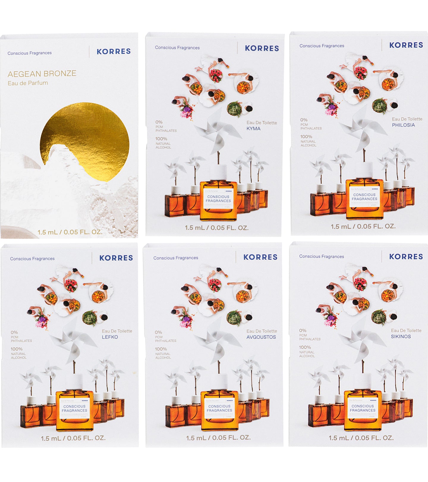 Signature Greek Fragrances Discovery Set Kits Korres