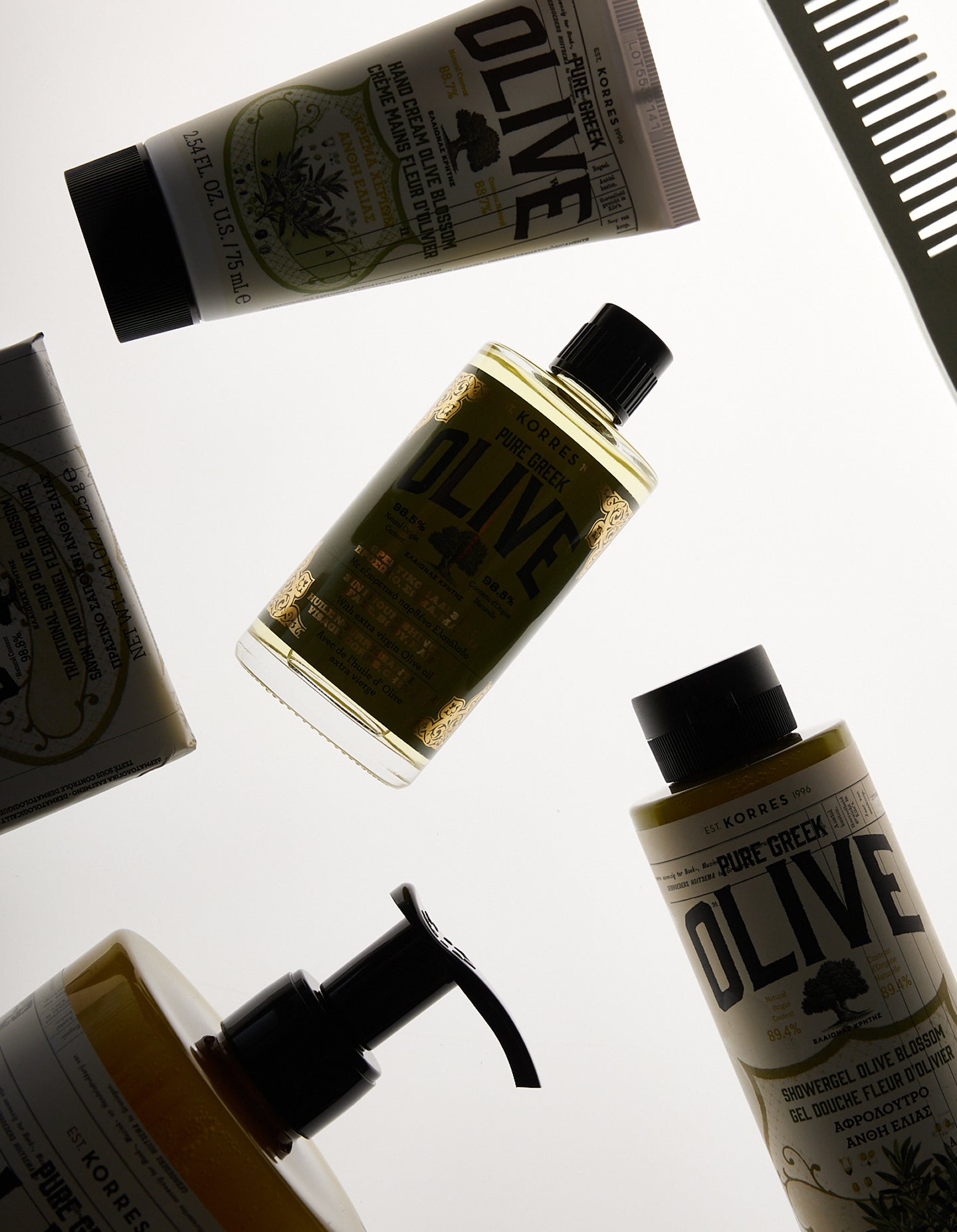 Pure Greek Olive Body Cream Olive Blossom Pure Greek Olive Korres