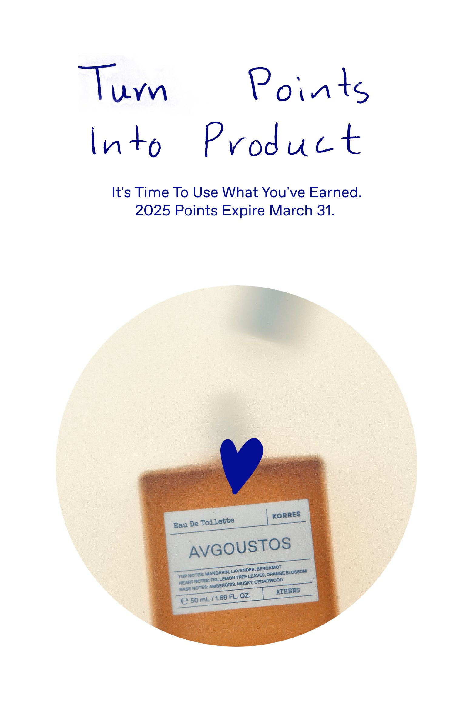 Your points are set to expire. Redeem before Mar 31