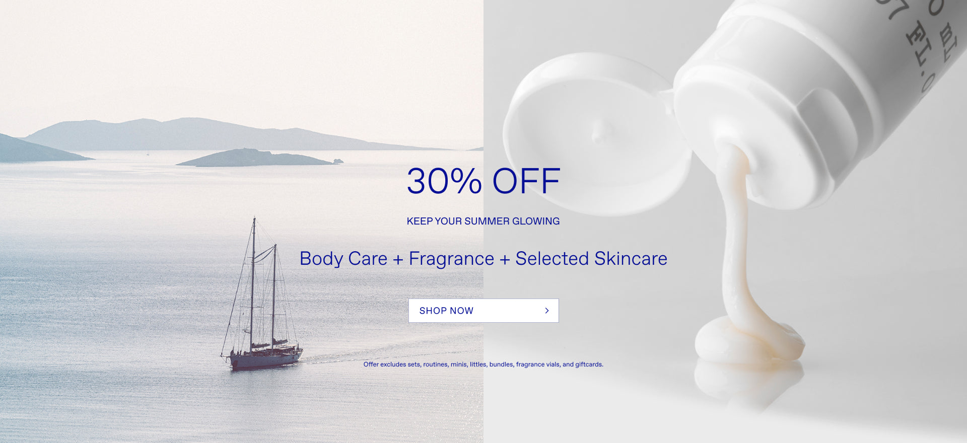 30% off Body Care/Fragrance/PGO/Select Skincare