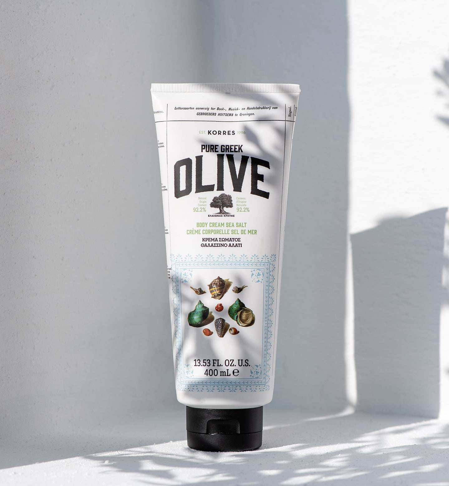 Pure Greek Olive Body Cream Sea Salt 400ML Pure Greek Olive Korres