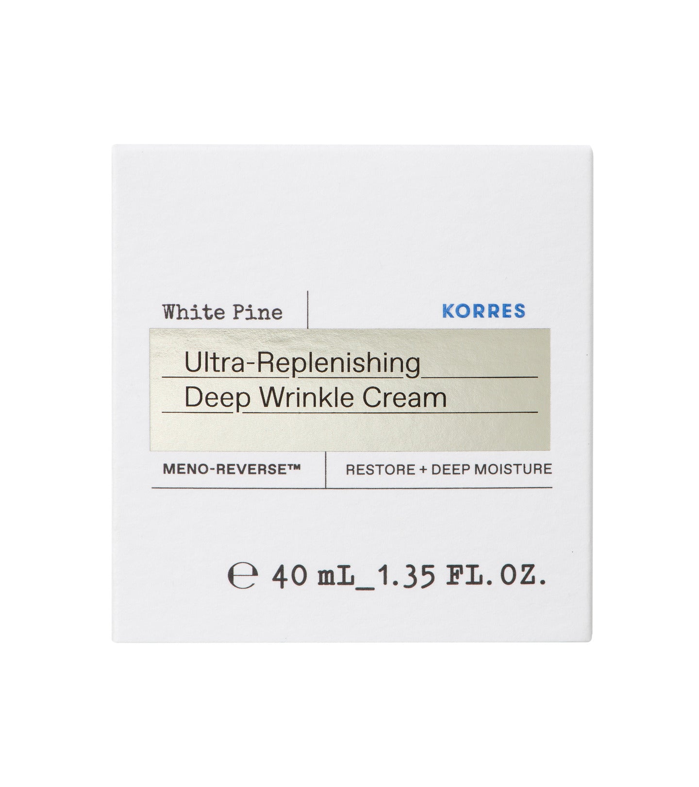 White Pine Meno-Reverse™ Ultra-Replenishing Deep Wrinkle Cream Skincare Korres
