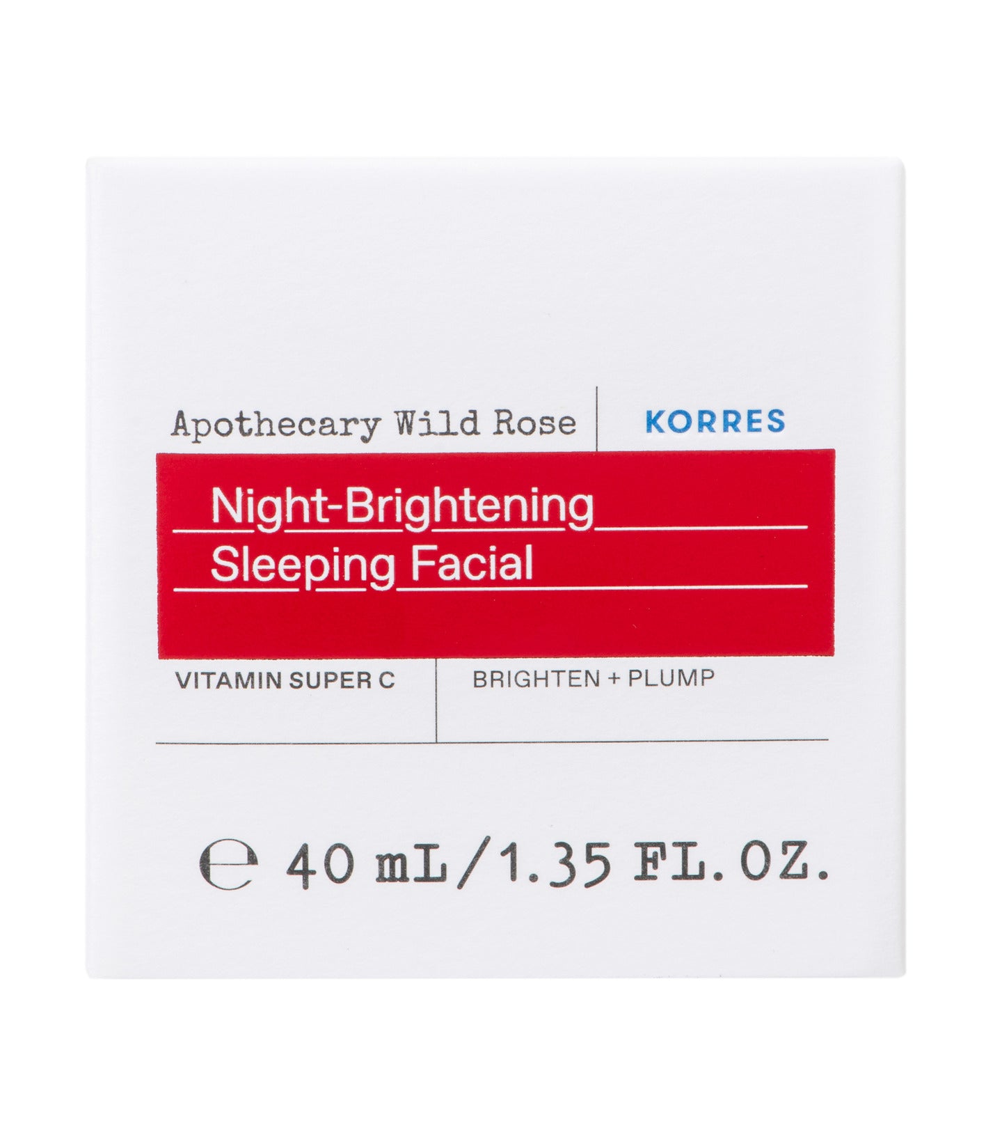 Apothecary Wild Rose Brightening Sleeping Facial Skincare Korres