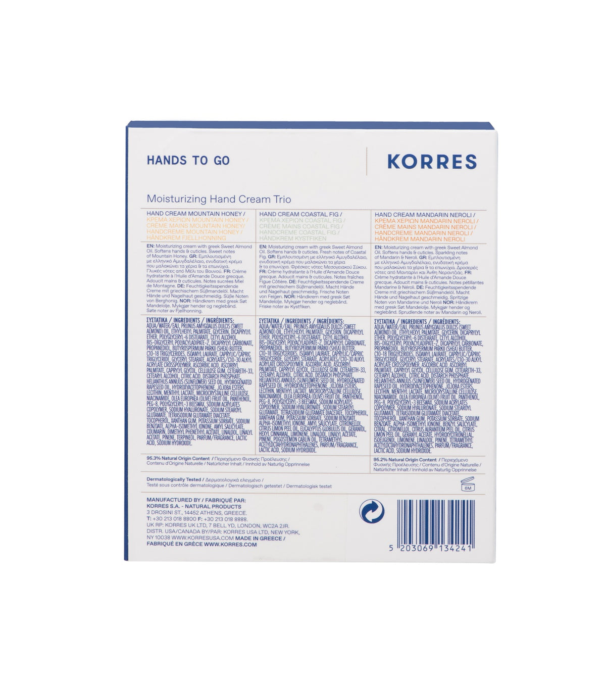 Hand Cream Trio Holiday Gift Set ($60 Value) Kits KORRES