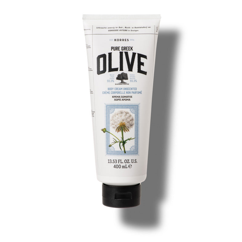 Pure Greek Olive Body Cream Unscented 400ML