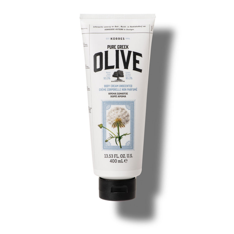 Pure Greek Olive Body Cream Unscented 400ML Pure Greek Olive Korres