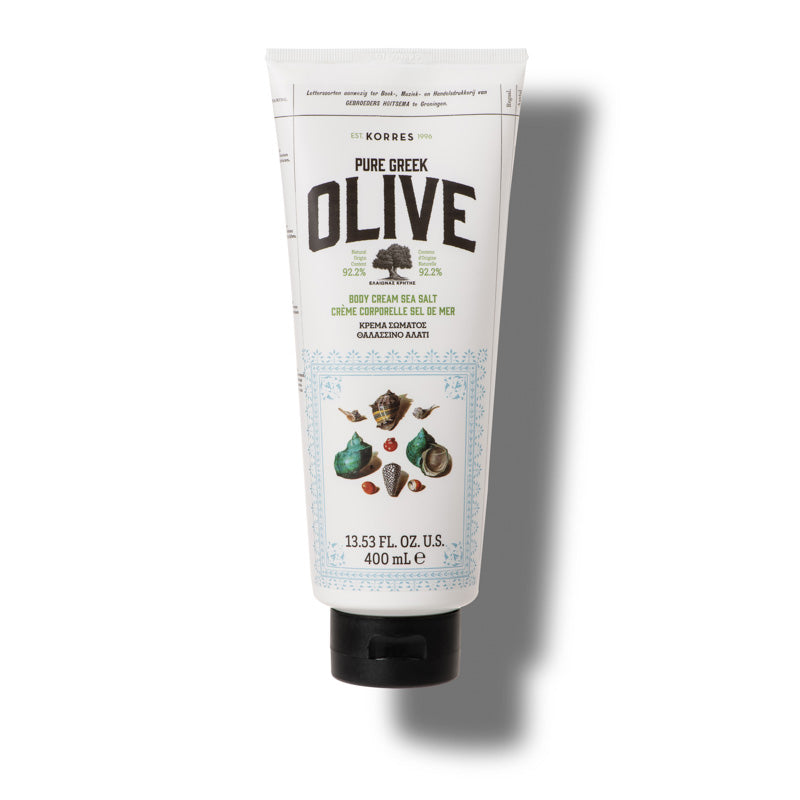 Pure Greek Olive Body Cream Sea Salt 400ML