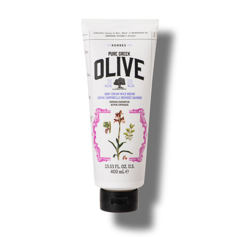 Pure Greek Olive Body Cream Wild Orchid 400ML