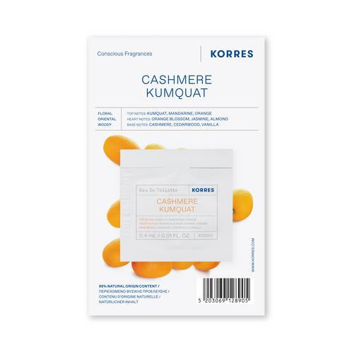 Eau de Toilette Cashmere Kumquat Sample 0.4ML Sample Korres