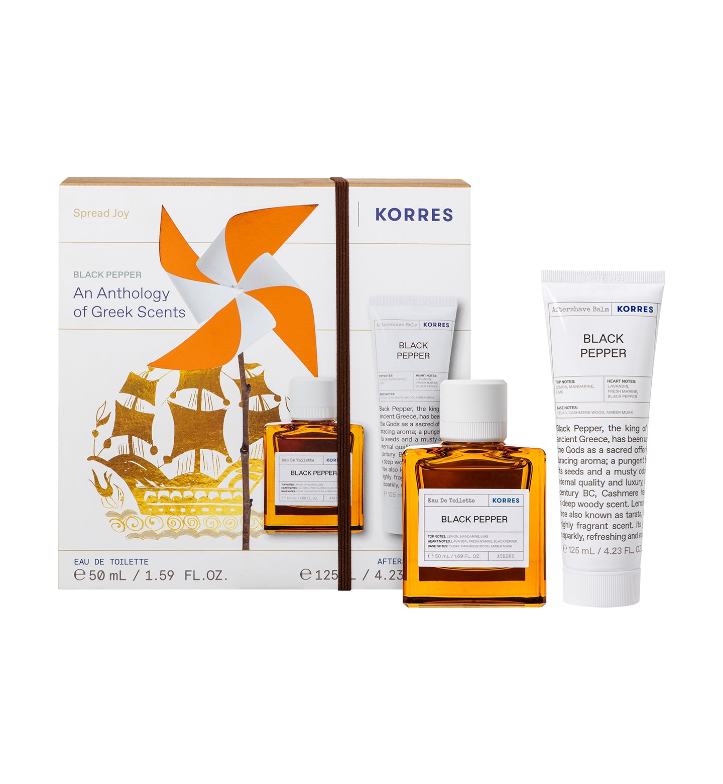 Black Pepper Body + Fragrance Duo ($95 Value) Kits Korres