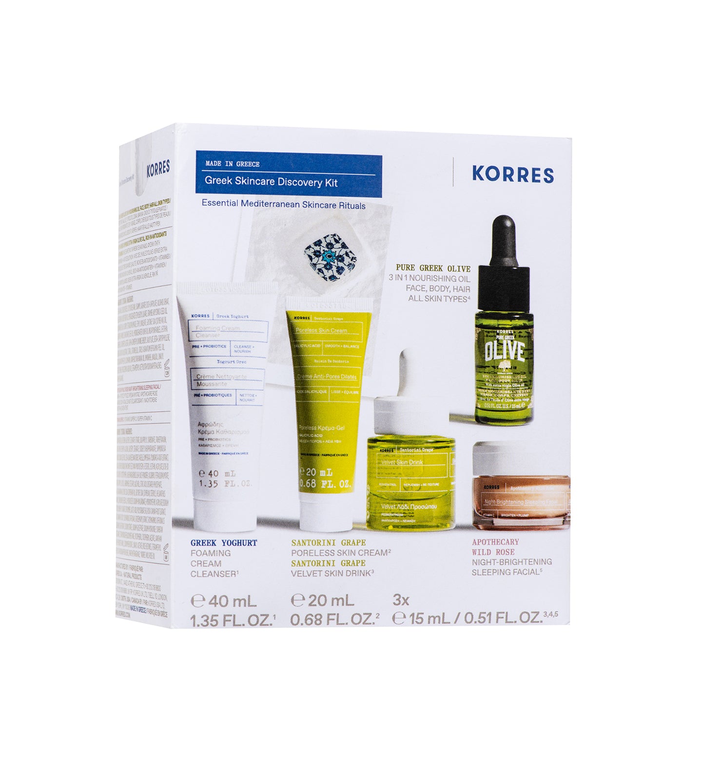 Greek Skincare Discovery Kit ($119 Value) Skincare Kits Korres