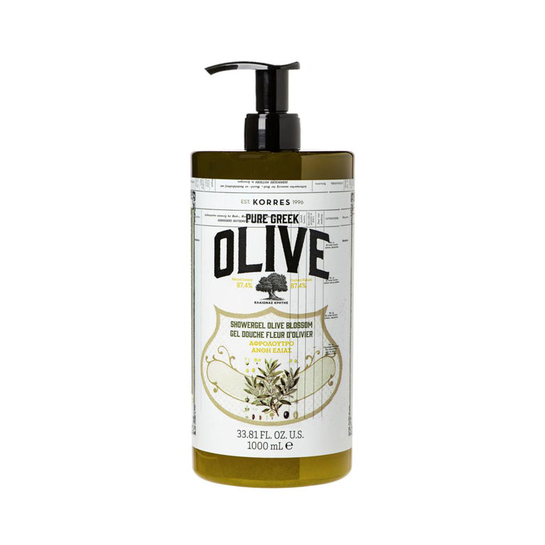 Pure Greek Olive Oil Body Cleanser Olive Blossom 1 Liter
