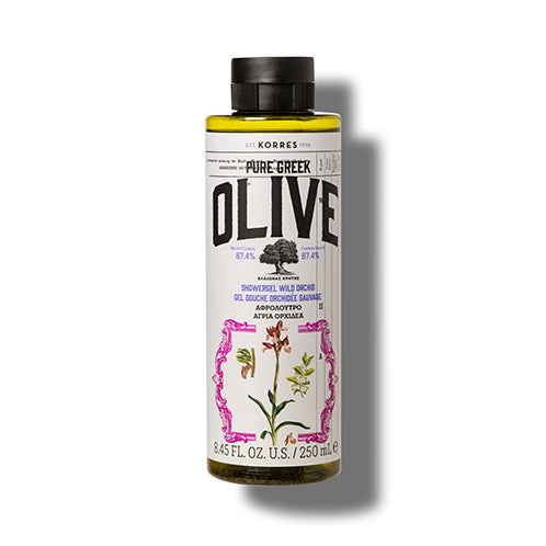 Pure Greek Olive Shower Gel - Wild Orchid