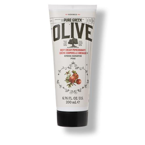 Pure Greek Olive Body Cream Pomegranate
